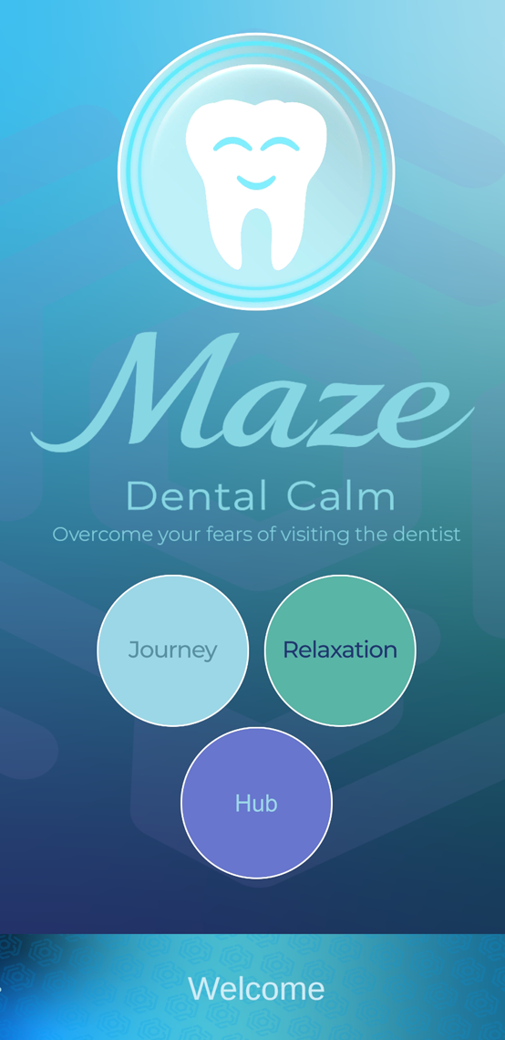 Maze Dental Calm — anxiety check-in screen